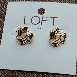 Loft Classic Gold Pierced Earrings